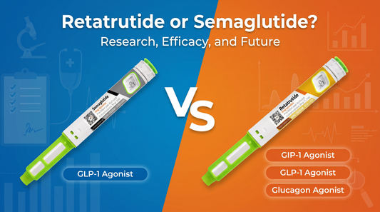 Retatrutide vs Semaglutide – jämförelse av trippelagonist och GLP-1-agonist för metabol forskning från Pen Peptide