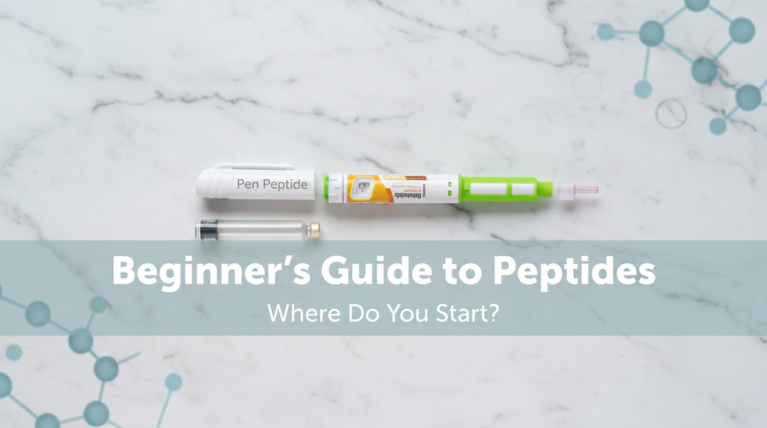 Nybörjarguide till peptider – välj rätt peptid för muskler, vikt, hud eller longevity