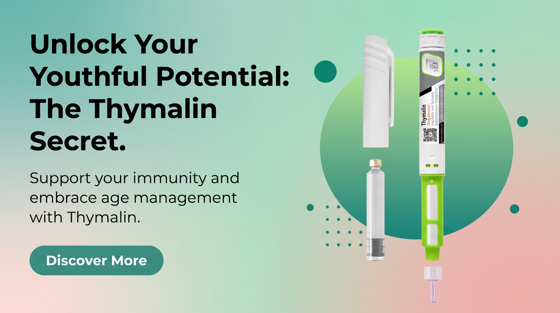Thymalin – illustration av peptidens roll för thymusfunktion, immuncellsproduktion och hälsosamt åldrande